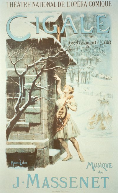 Cigale, Ballet by Jules Massenet by Maurice Leloir